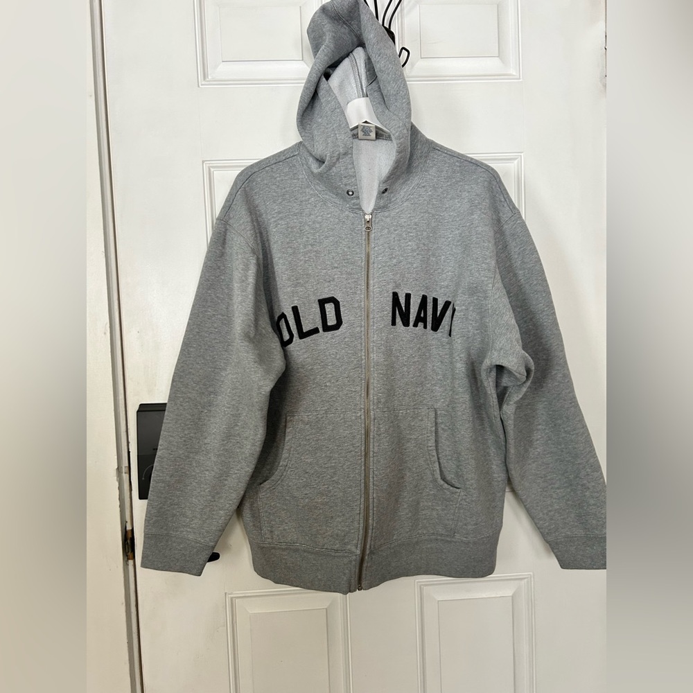 Old Navy Gray Zip-Up Hoodie
